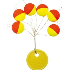 Guide Fil Autain Indicateur Fluo Rond Bicolore - Par 6