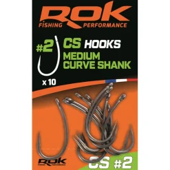 Hamecon Simple Rok Fishing Cs Medium Curve Shank
