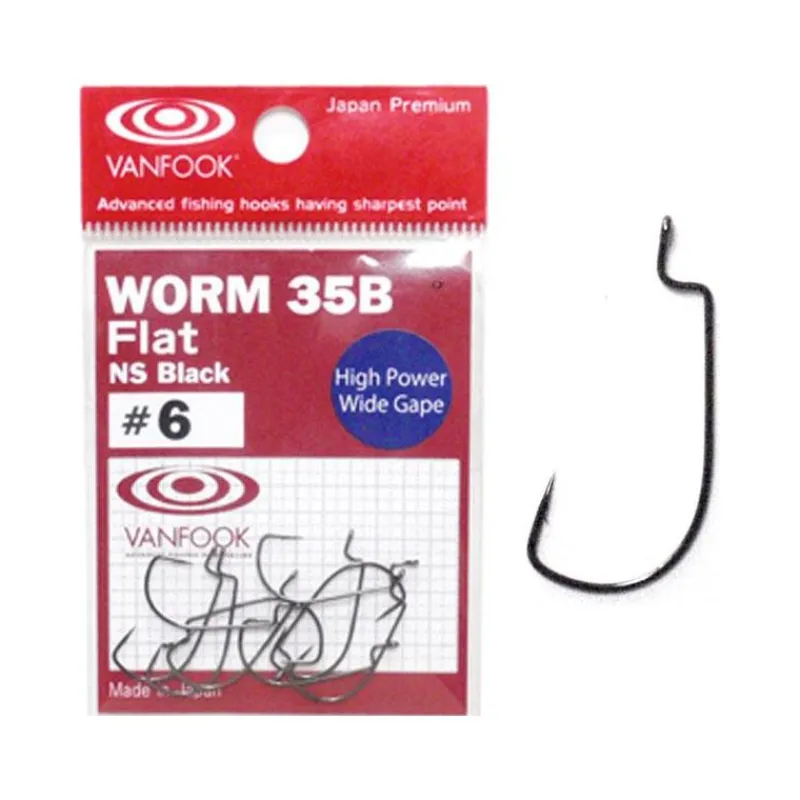 Vanfook Hamecon Texan Worm-35B Flat - Pack