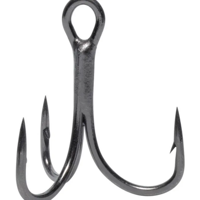 Hamecon Triple Carnassier Vmc Inline 2X Renforce 7554 - Black Nickel - Par 5