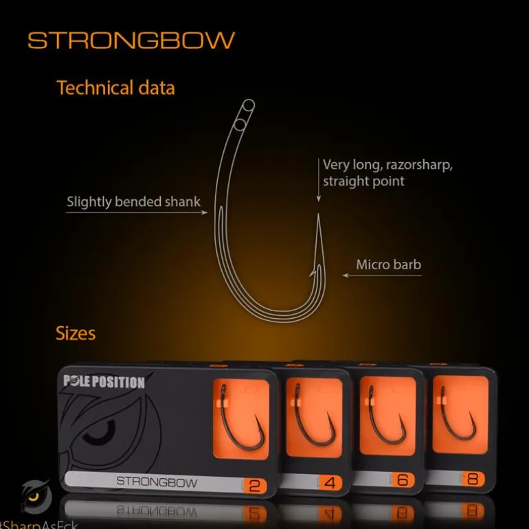 Hameçon Carpe Pole Position Strongbow