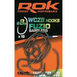 Rok Fishing Hameçon Carpe Fuzio Barbless