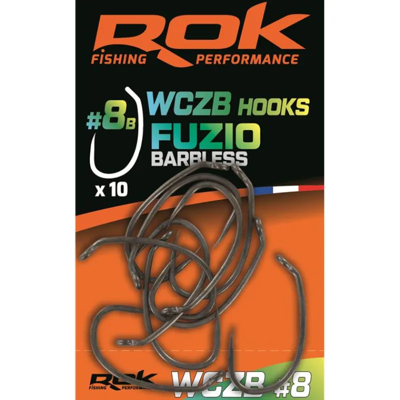 Rok Fishing Hameçon Carpe Fuzio Barbless