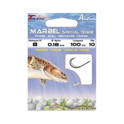 Autain Hameçon Monté Marbel Bleus Renv Teigne