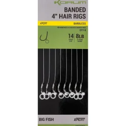 Hameçon Monté Korum Barbless Hair Rigs