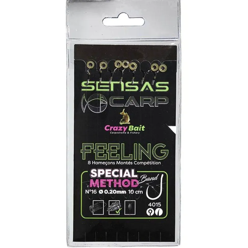 Sensas Hameçon Monté Method Band 4015