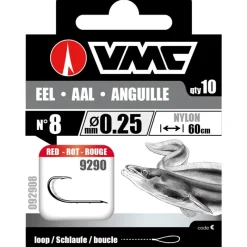 VMC Hameçon Monté Eel Red