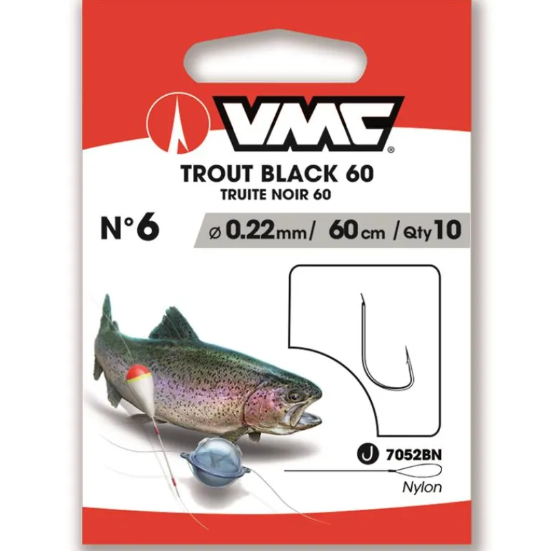 VMC Hameçon Monté Trout Black 60