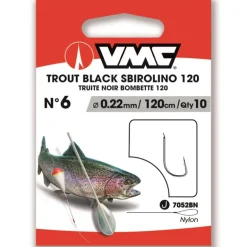 Hameçon Monté Vmc Trout Black Sbirolino 120