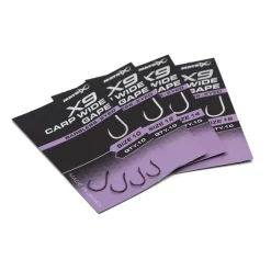 Fox Matrix Hameçon Simple X9 Carp Wide Gape