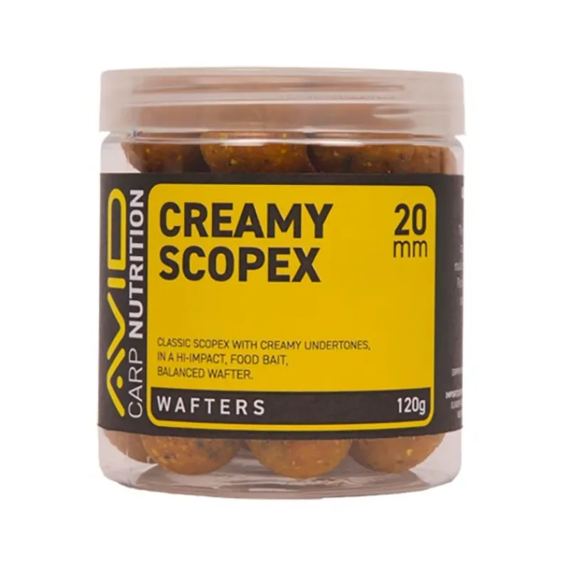 Avid Carp Hookbait Creamy Scopex Wafter