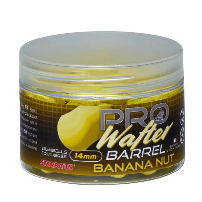 Hookbait Starbaits Probiotic Pro Banana Nut Wafter Barrel