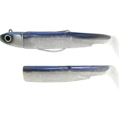 Fiiish Kit Leurre Souple Arme Combo Black Minnow 120 + Tete Plombee Off Shore