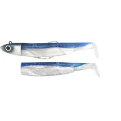 Fiiish Kit Leurre Souple Arme Combo Black Minnow 140 + Tete Plombee Off Shore
