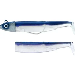 Fiiish Kit Leurre Souple Armé Combo Black Minnow 105 + Tête Plombée Offshore
