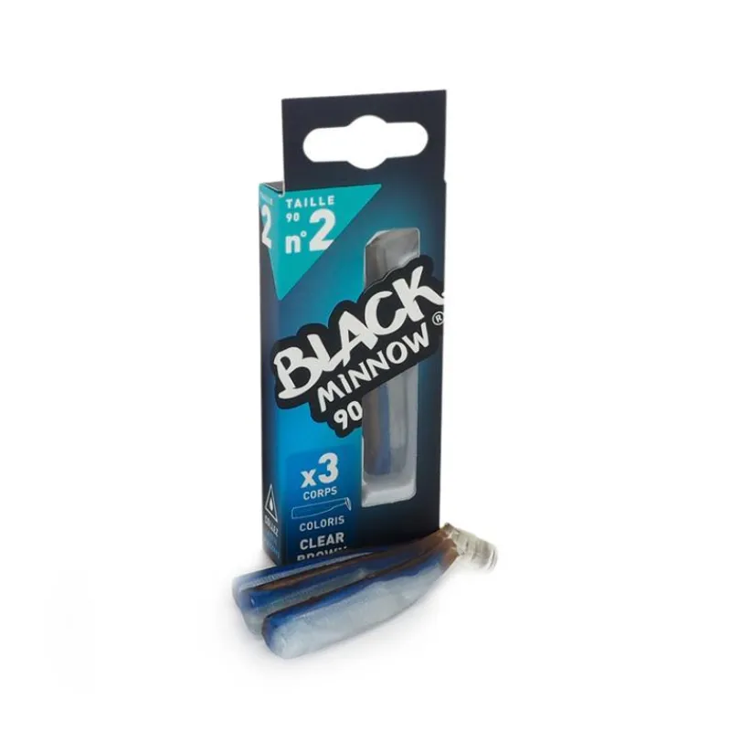 Fiiish Leurre Souple Black Minnow 90 - Par 3