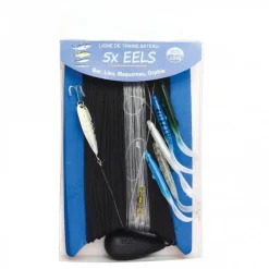 Flashmer Ligne De Traine Bateau 5X Eels + Kit - Ecoline