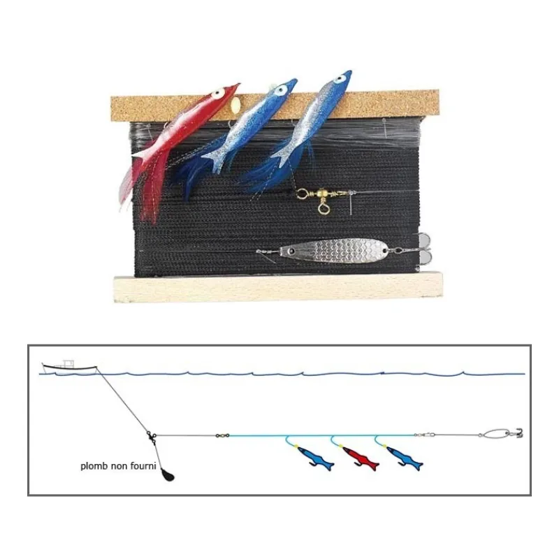 Flashmer Ligne De Traine Sardines A Bars