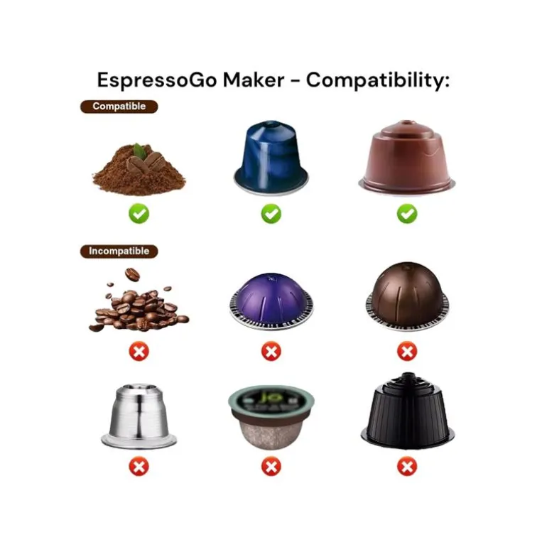 Machine À Café Holdcarp Espressogo Maker