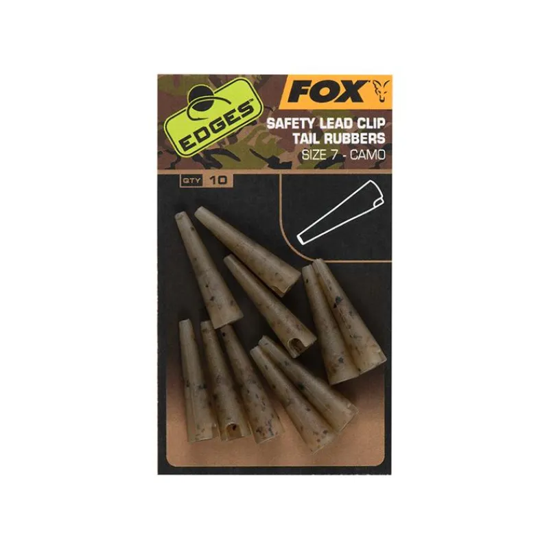 Fox Manchon Edges Camo Lead Clip Tail Rubbers