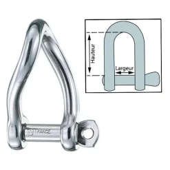Wichard Manille Autobloquante Torse