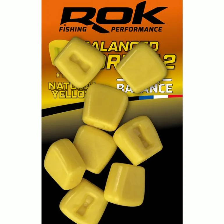 Maïs Artificiel Rok Fishing Natural Yellow Balanced