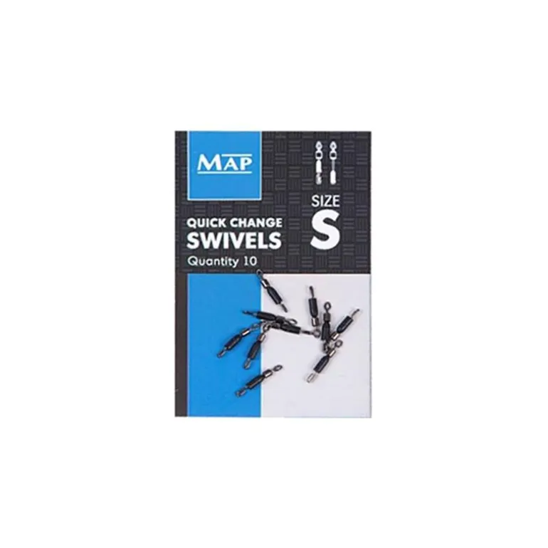 Émerillon Agrafe Map Quick Change Swivel
