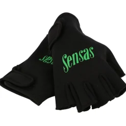 Sensas Mitaines Homme Neoprene Souple - Noir