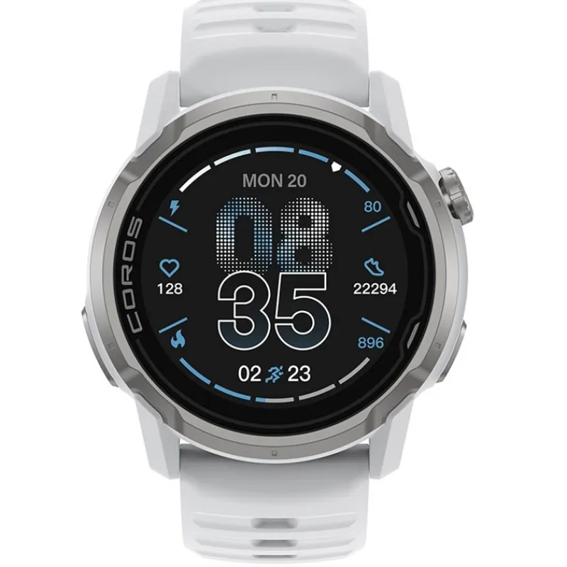 Coros Montre Cardio Gps Apex 4 Blanc