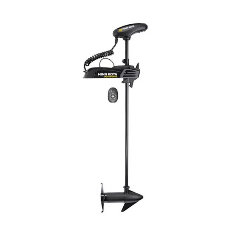 Minn Kota Moteur Electrique Powerdrive 55Lbs Bt Stotlock Gps - Avec Micro Télécomamnde Et Sonde Dsc
