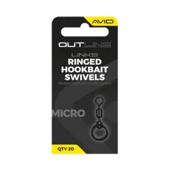 Avid Carp Émérillon Outline Mirco Ringed Hookbait Swivel