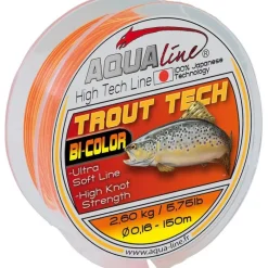 Aqualine Nylon Trout Tech Jaune Orange