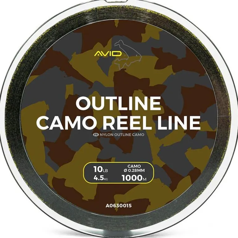 Nylon Avid Carp Outline Camo Reel Line