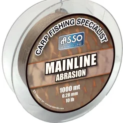Nylon Carpe Asso Mainline Abrasion 1000M - Marron