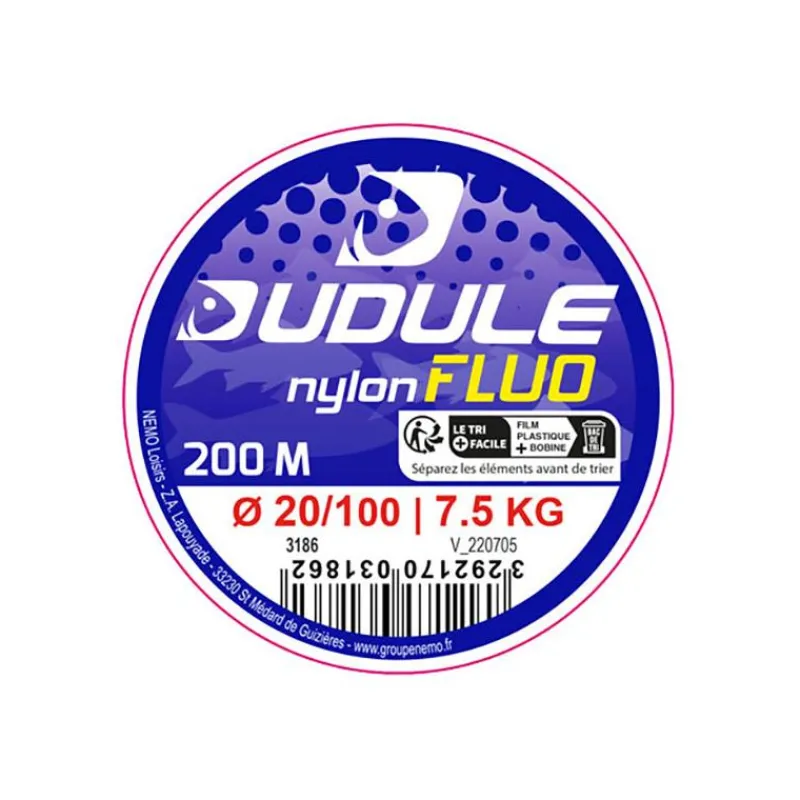 Dudule Nylon Fluo Action - 200M