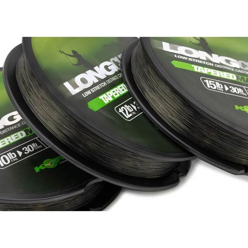 Korda Nylon Longchuck Tapered Mainline Green - 300M