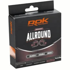 Rok Fishing Nylon Allround Monofilament Brown - 300M