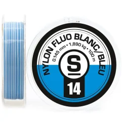 Sempe Nylon Fluo Bicolore Blanc/Bleu