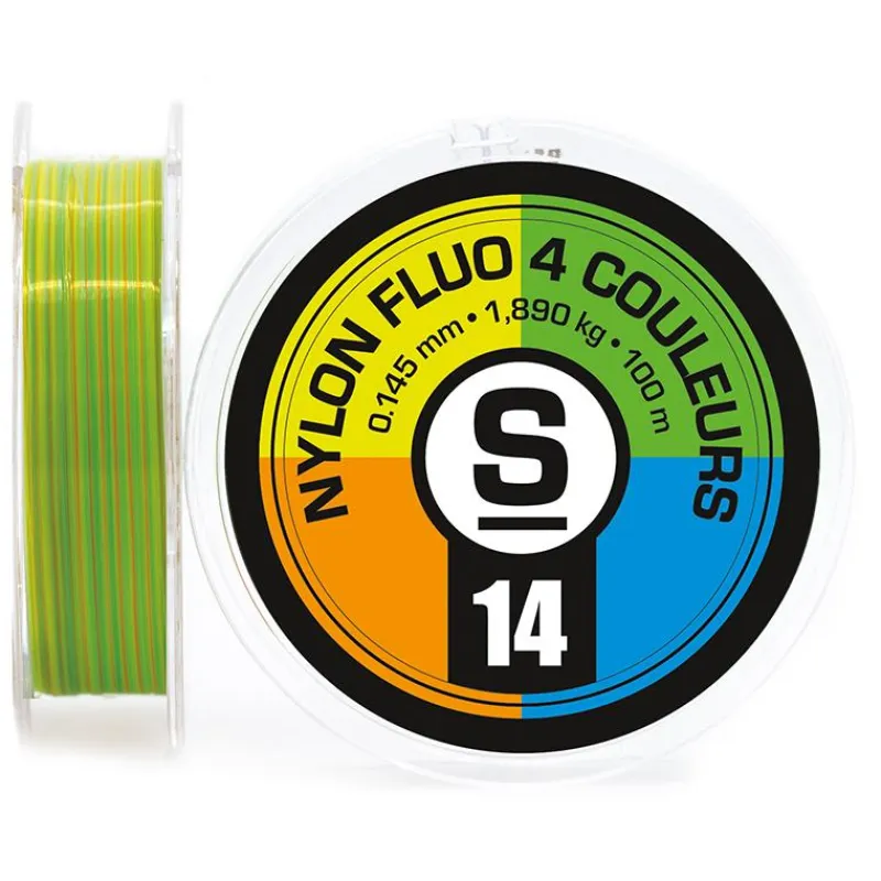 Sempe Nylon Fluo 4 Couleurs - 100M