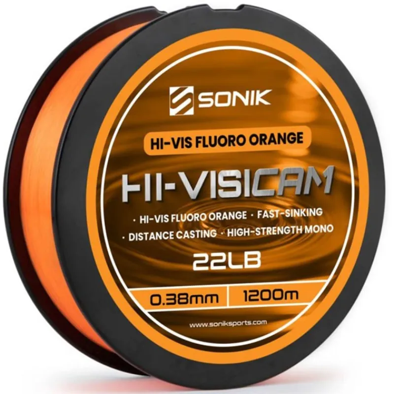 Sonik Nylon Hi-Visicam Orange - 1200M