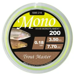 Trout Master Nylon Hi-Vis Mono - Chartreuse - 2M