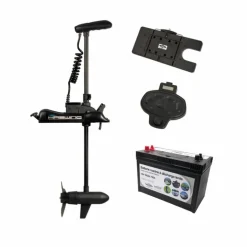 Pack Energy Cayman B 55Lbs Gps Version 1.6 Haswing Avec Pédale Sans Fil, Télécommande, Plaque Quick Release Batterie Marine 12V100amp