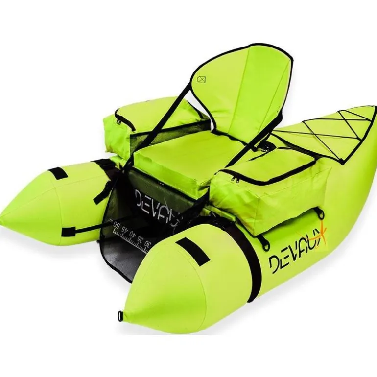 Pack Float Tube Devaux Kayak Tube Cap-V2000 Chartreuse