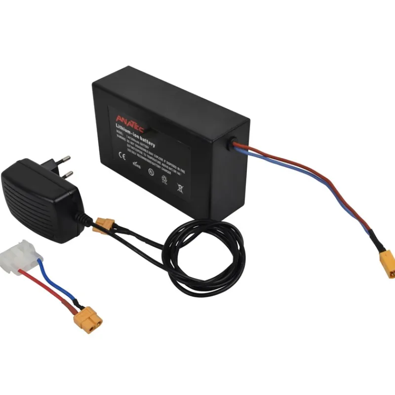 Anatec Pack Upgrade Lithium Pour Bateau Amorceur 16Ah Monocoque