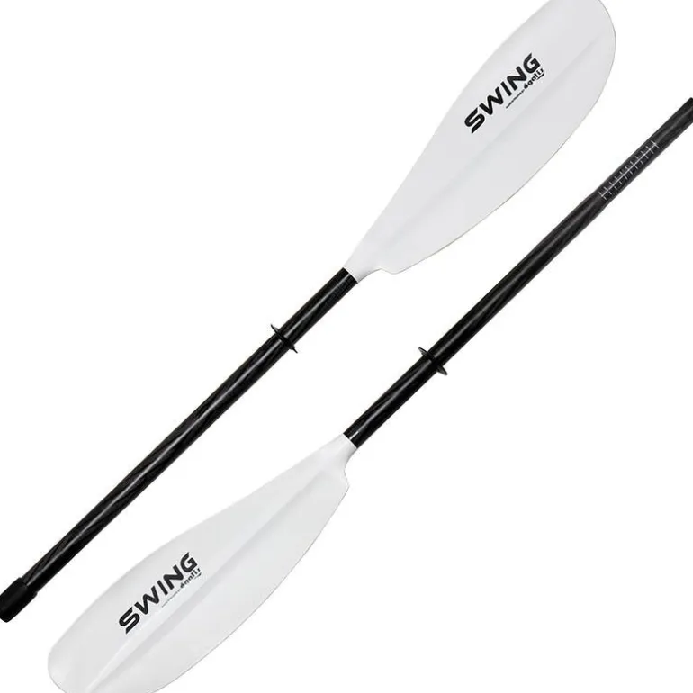 Pagaie Kayak Egalis Swing Fibre Carbone Vario Demontable 2 Parties