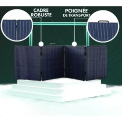Panneau Solaire Pliant Cadré Orium 200W