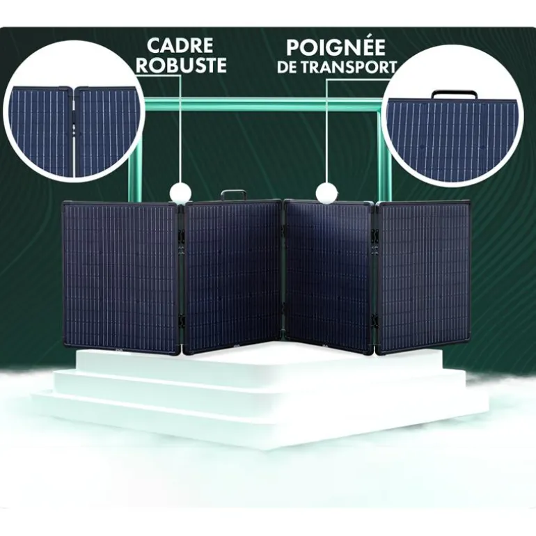 Panneau Solaire Pliant Cadré Orium 200W