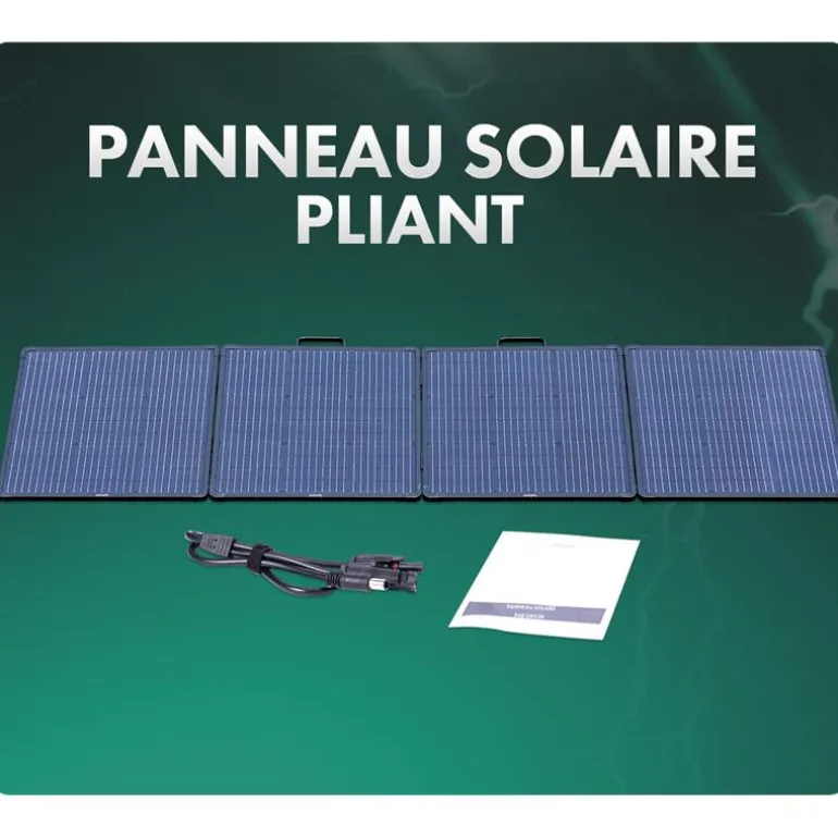 Panneau Solaire Pliant Cadré Orium 200W
