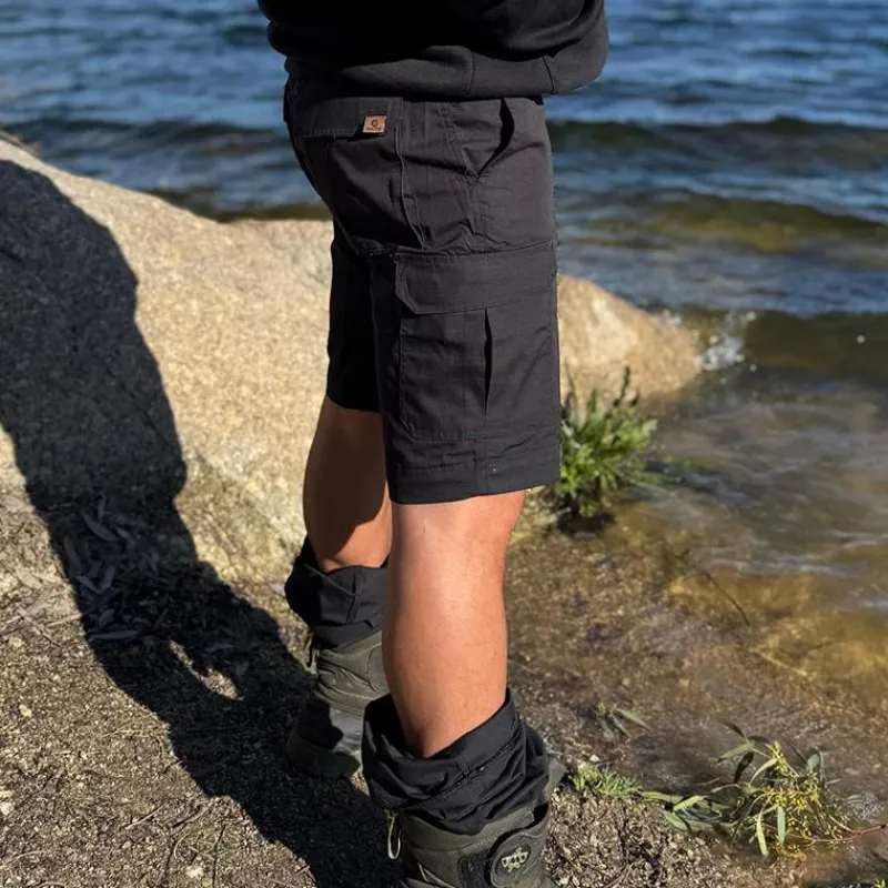 Pro Elite Baits Pantalon Homme Multi-Poches Amovible Pro - Noir