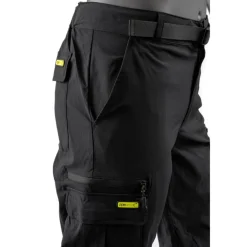 Pantalon Homme Ridge Monkey Apearel Lightweight Classic Cargo Trousers - Noir
